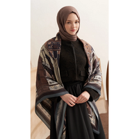 Citycides Yün İpek Omuz Şal - Vizon