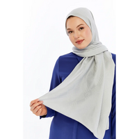 Valentino Orlandi Logo Serisi Kibrit Desen Şal - Açık Gri