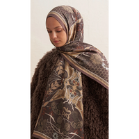 Terra Harmonia Yün İpek Şal - Kül Kahve