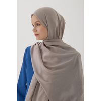 Valentino Orlandi Velora Örgü Desen Şal - Açık Vizon