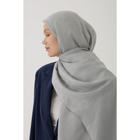 Valentino Orlandi Logo Serisi Monogram Şal - Açık Gri