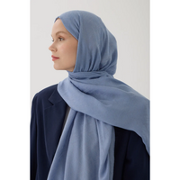 Valentino Orlandi Velora Örgü Desen Şal - Açık Mavi