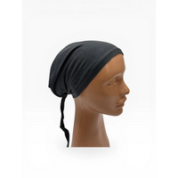 Penye Dikişli Bone - Füme