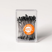 100'lü Çelik İğne - Siyah