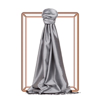 İPEKEVİ ÇİFT TARAFLI İPEK ŞAL - GÜMÜŞ 