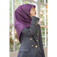 Vissona Düz Twill İpek Eşarp - Sirke 