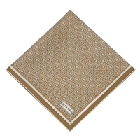 Vakko Monogram Twil Eşarp - Taba