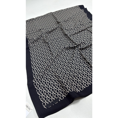 Valentino Orlandi Laura VO Şal - Lacivert - Resim 2