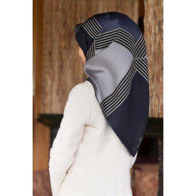 Vissona Twill İpek Eşarp - Resim 2