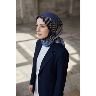 Vissona Twill İpek Eşarp - Resim 4