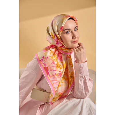 Silk Home Twill İpek Eşarp - 01 - Resim 1