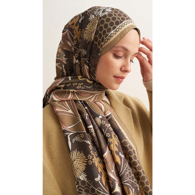 Terra Harmonia Yün İpek Şal - Ada Çayı - Resim 2