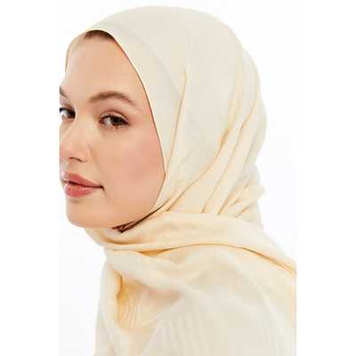 Valentino Orlandi Logo Serisi Kibrit Desen Şal - Yağ Sarısı - Resim 1