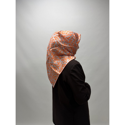 Armine Nostalji Twill İpek Eşarp - Resim 1