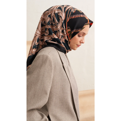 Mareen Sarmaşık Fureya Eşarp - Haki - Resim 3