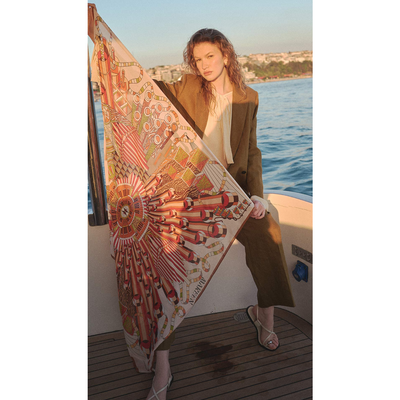 Mareen Tünel Omuz Şalı - Mercan - Resim 2