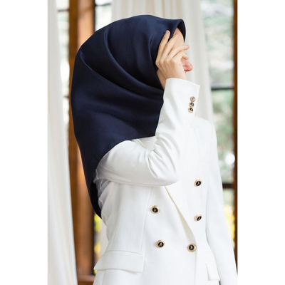 Vissona Düz Twill İpek Eşarp  - Resim 1