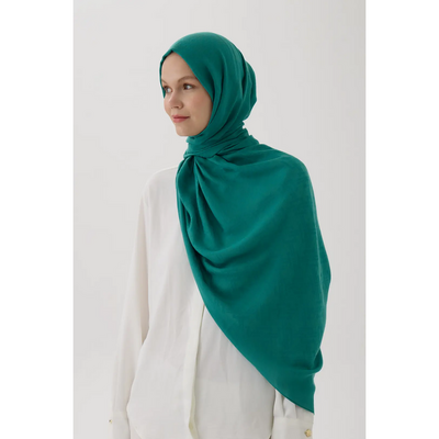 Valentino Orlandi Velora Örgü Desen Şal - Aqua - Resim 3