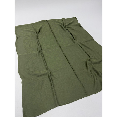 Valentino Orlandi Velora Örgü Desen Şal - Haki - Resim 2