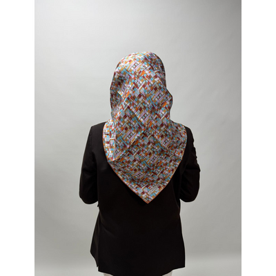 Armine 2024 Kış Twill İpek Eşarp - Resim 2