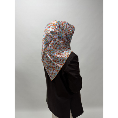 Armine 2024 Kış Twill İpek Eşarp - Resim 1