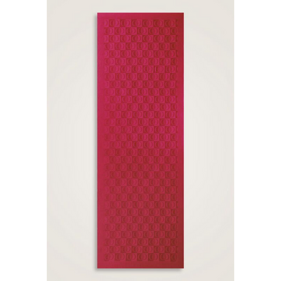 İmannoor Dama Desen Naia Pamuk Şal - Fuşya - Resim 3