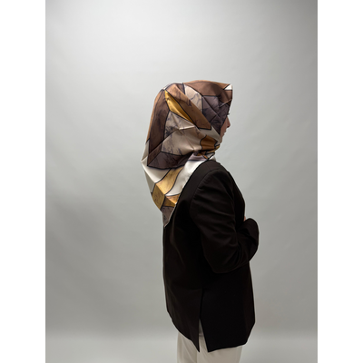 Vissona Twill İpek Eşarp  - Resim 1