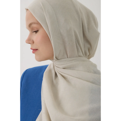 Valentino Orlandi Velora Örgü Desen Şal - Taş - Resim 3