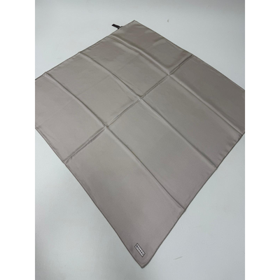 Vakko Düz Twill İpek Eşarp - Vizon - Resim 1