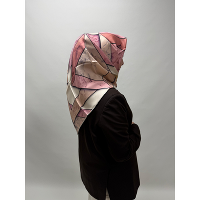 Vissona Twill İpek Eşarp  - Resim 1