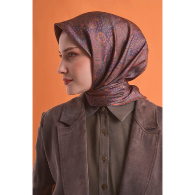 Armine 26-27 Sonbahar Kış Twill İpek Eşarp - 03 - Resim 2