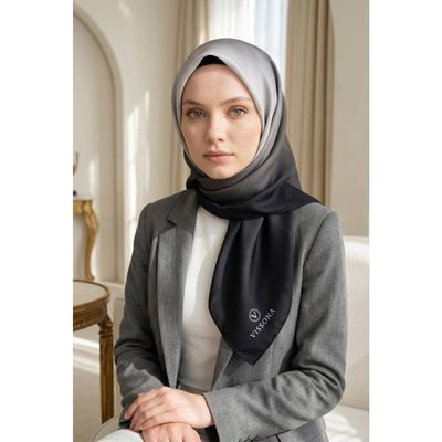 Vissona Twill İpek Derade Eşarp - Resim 2