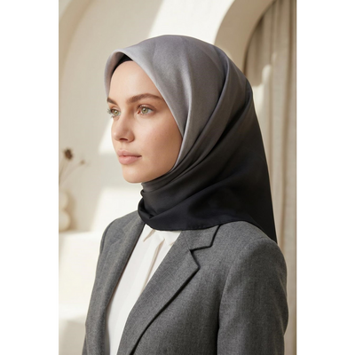 Vissona Twill İpek Derade Eşarp - Resim 3