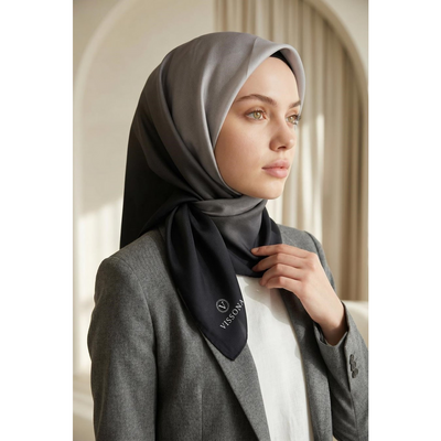 Vissona Twill İpek Derade Eşarp - Resim 4