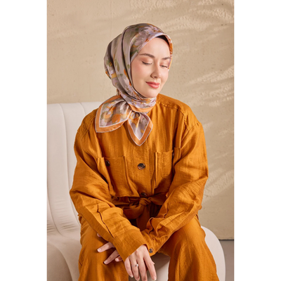 Silk Home Twill İpek Eşarp - 01 - Resim 2