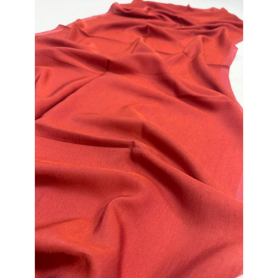 Valentino Orlandi Alia Düz Şal - Kiremit - Resim 2