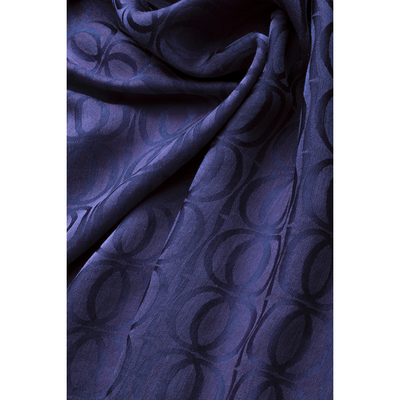 İmannoor Bambunoor Naia Pamuk Şal - Lacivert - Resim 4