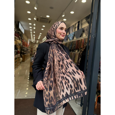 Laboutique Güz Şal - Leopar - Resim 1