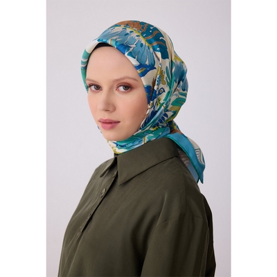 Belli 26 Yaz Twill İpek Eşarp - Resim 1