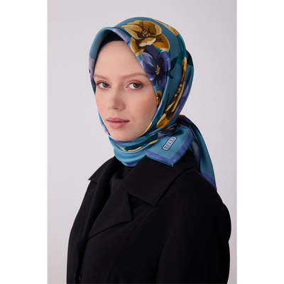 xBelli 26 Yaz Twill İpek Eşarp - Resim 3