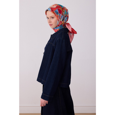 Belli 26 Yaz Twill İpek Eşarp - Resim 2