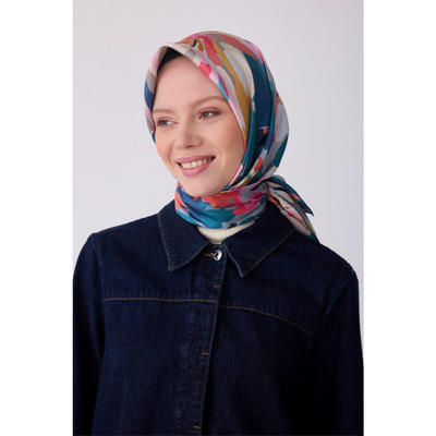 Belli 26 Yaz Twill İpek Eşarp - 01 - Resim 1
