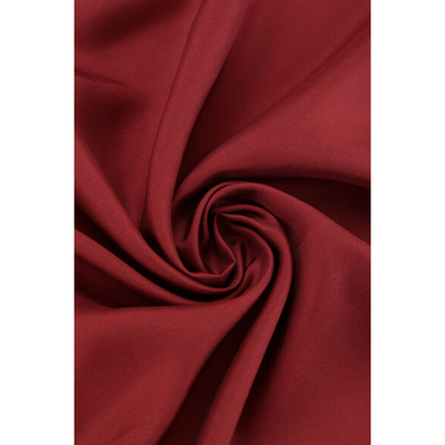 Vakko Düz Twill İpek Eşarp - Bordo - Resim 3