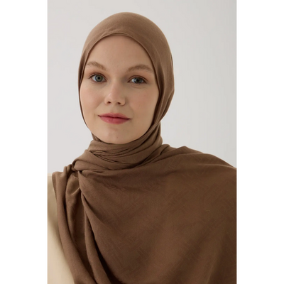 Valentino Orlandi Velora Örgü Desen Şal - Bronz - Resim 3