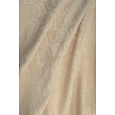 İmannoor Dama Desen Naia Pamuk Şal - Bej - Resim 2