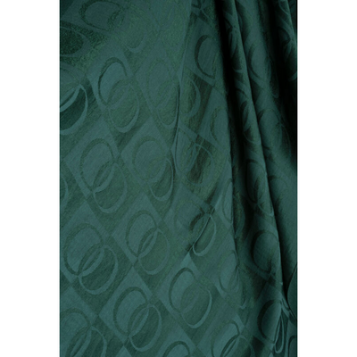 İmannoor Dama Desen Naia Pamuk Şal - Petrol - Resim 3