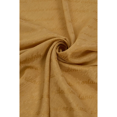 Valentino Orlandi Siena İmza Desen Şal - Hardal - Resim 2