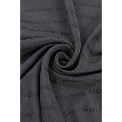 Valentino Orlandi Siena İmza Desen Şal - Antrasit - Resim 2