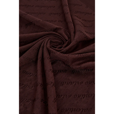 Valentino Orlandi Siena İmza Desen Şal - Acı Kahve - Resim 2