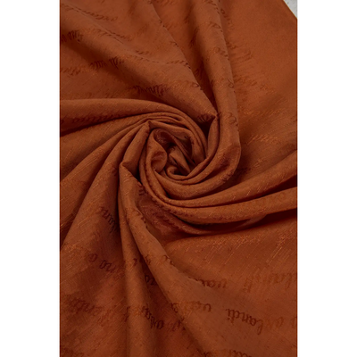 Valentino Orlandi Siena İmza Desen Şal - Turuncu - Resim 2